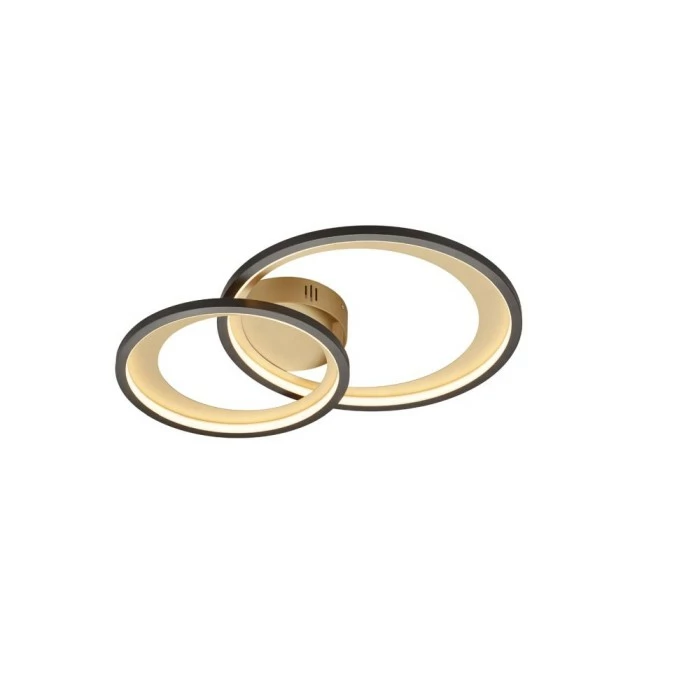 Trio Leuchten GRANADA Deckenleuchte LED Schwarz, 1-flammig