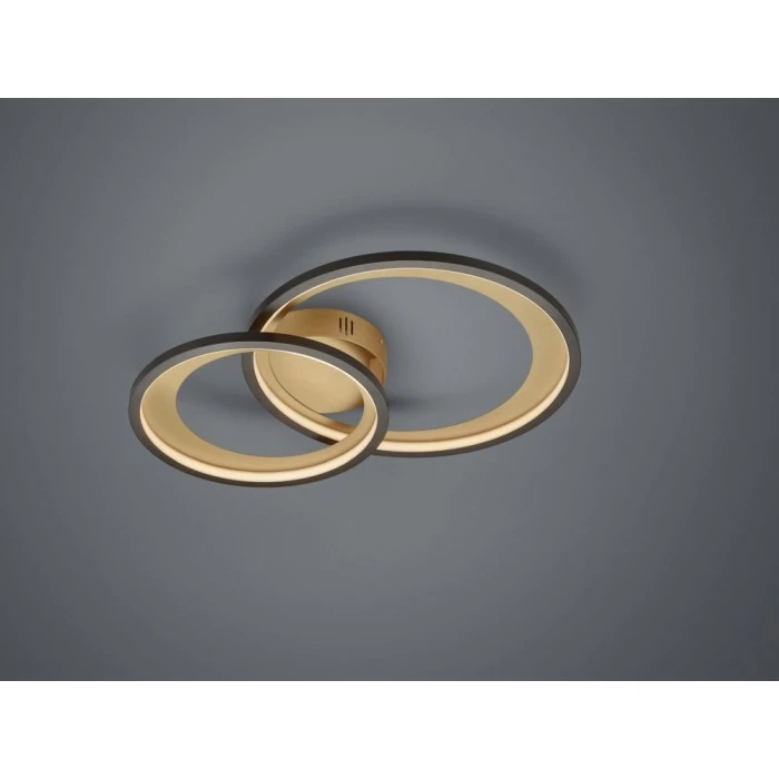 Trio Leuchten GRANADA Deckenleuchte LED Schwarz, 1-flammig – Bild 4