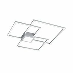 Trio Leuchten HYDRA Deckenleuchte LED Nickel-Matt, 1-flammig