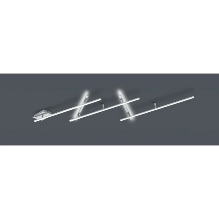 Trio Leuchten INDIRA Deckenleuchte LED Nickel-Matt, 5-flammig – Bild 2