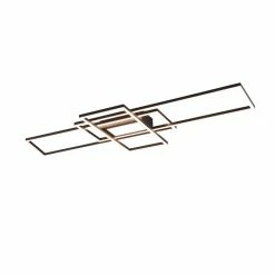 Trio Leuchten Irvine Deckenleuchte LED Anthrazit, 1-flammig, Fernbedienung