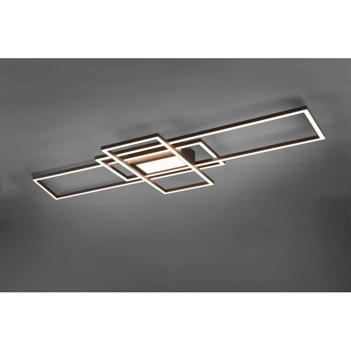 Trio Leuchten Irvine Deckenleuchte LED Anthrazit, 1-flammig, Fernbedienung – Bild 4