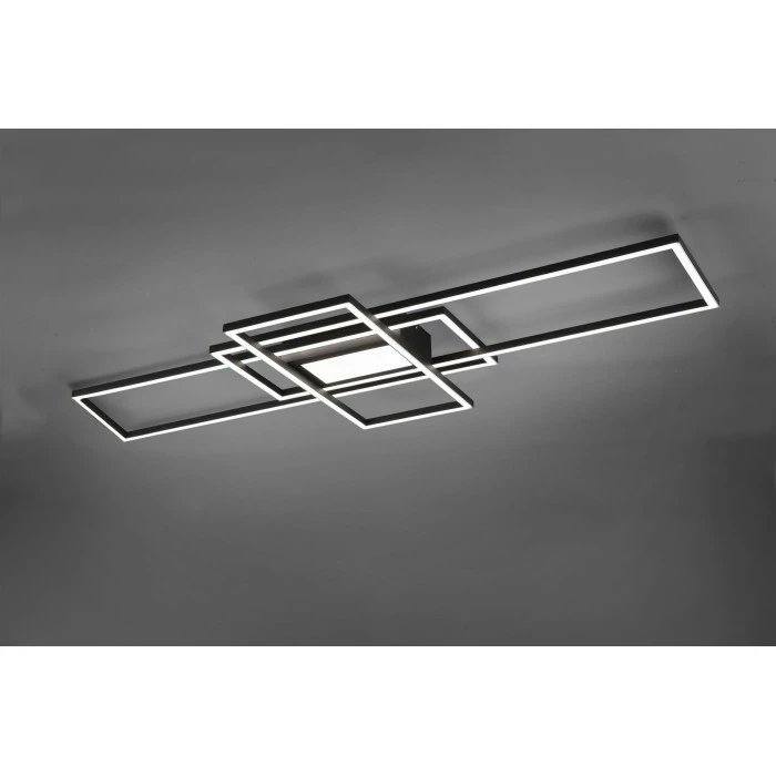 Trio Leuchten Irvine Deckenleuchte LED Anthrazit, 1-flammig, Fernbedienung – Bild 5