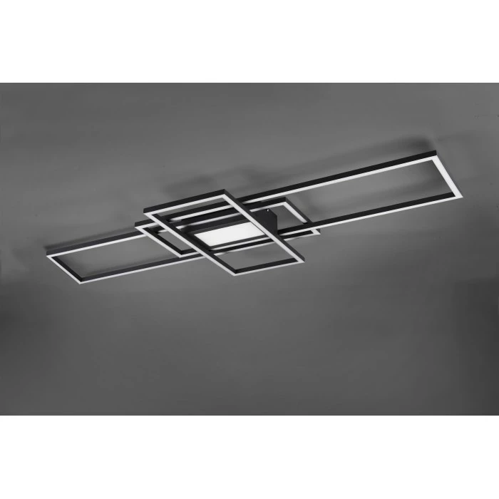 Trio Leuchten Irvine Deckenleuchte LED Anthrazit, 1-flammig, Fernbedienung – Bild 6