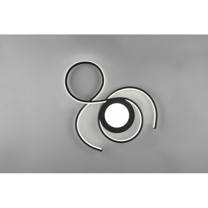 Trio Leuchten Jive Deckenleuchte LED Schwarz, 1-flammig, Fernbedienung – Bild 3