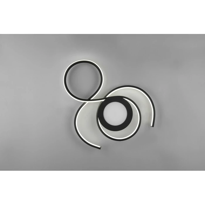 Trio Leuchten Jive Deckenleuchte LED Schwarz, 1-flammig, Fernbedienung – Bild 4