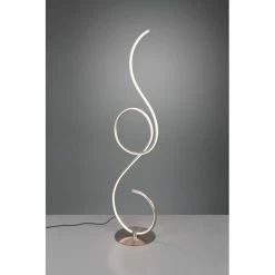 Trio Leuchten Jive Stehleuchte LED Nickel-Matt, 1-flammig
