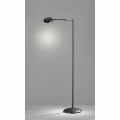 Trio Leuchten KAZAN Stehleuchte LED Schwarz, 1-flammig