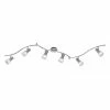 Trio Leuchten LEVISTO Deckenspot LED Nickel-Matt, 6-flammig