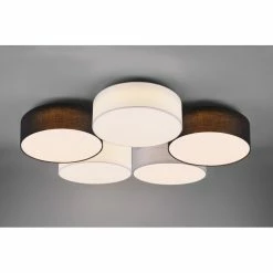 Trio Leuchten Lugano Deckenleuchte LED Weiß, 1-flammig