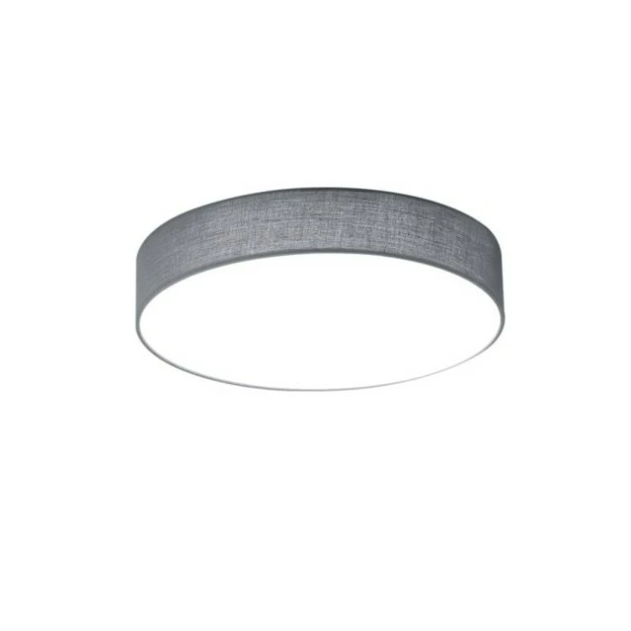 Trio Leuchten LUGANO Deckenleuchte LED Grau, 1-flammig