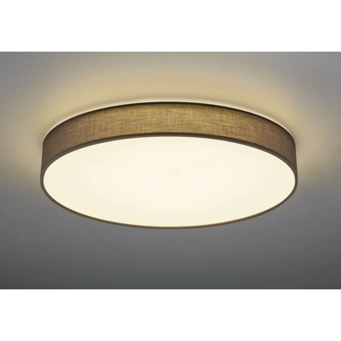 Trio Leuchten LUGANO Deckenleuchte LED Grau, 1-flammig, Fernbedienung – Bild 2