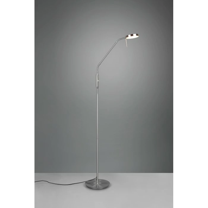 Trio Leuchten Monza Stehleuchte LED Nickel-Matt, 1-flammig