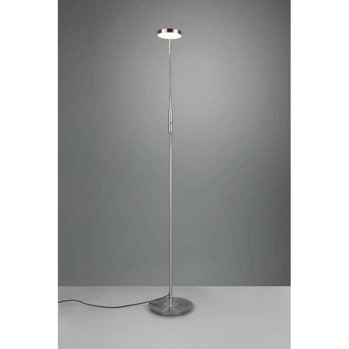 Trio Leuchten Monza Stehleuchte LED Nickel-Matt, 1-flammig – Bild 8