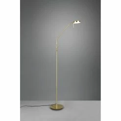 Trio Leuchten Monza Stehleuchte LED Messing, 1-flammig