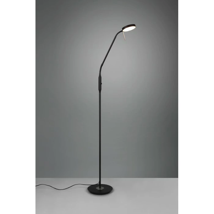 Trio Leuchten Monza Stehleuchte LED Schwarz, 1-flammig – Bild 2