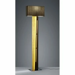 Trio Leuchten NESTOR Stehleuchte LED Gold, 2-flammig