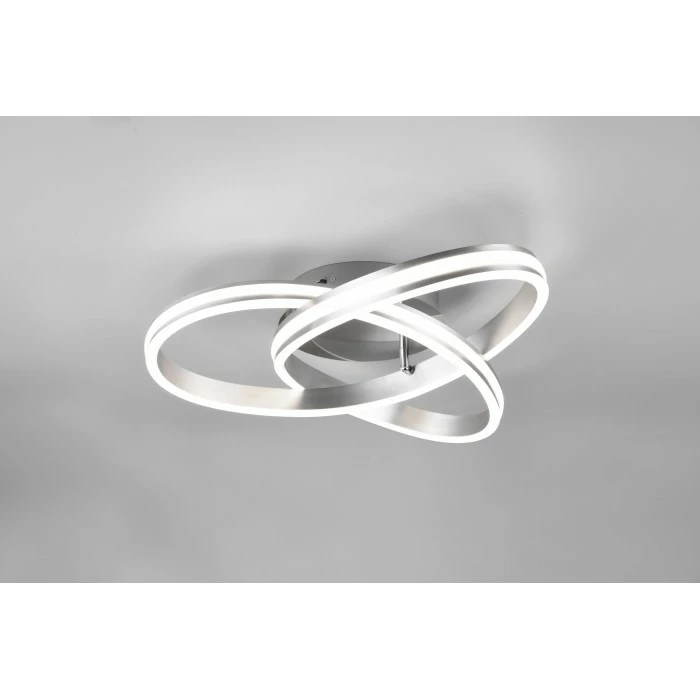 Trio Leuchten NURIA Deckenleuchte LED Nickel-Matt, 1-flammig – Bild 2