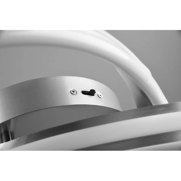 Trio Leuchten NURIA Deckenleuchte LED Nickel-Matt, 1-flammig – Bild 3