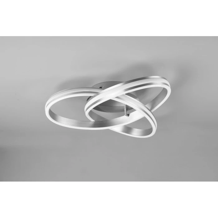 Trio Leuchten NURIA Deckenleuchte LED Nickel-Matt, 1-flammig – Bild 5