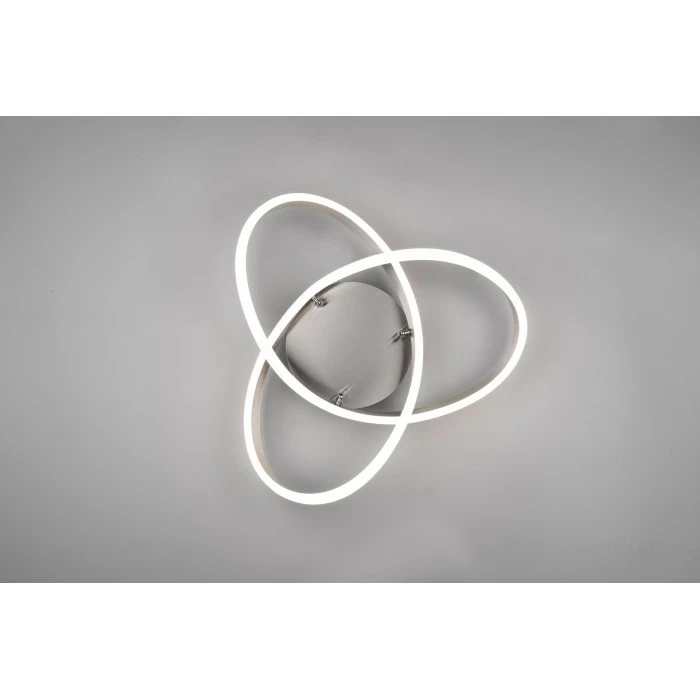 Trio Leuchten NURIA Deckenleuchte LED Nickel-Matt, 1-flammig – Bild 7