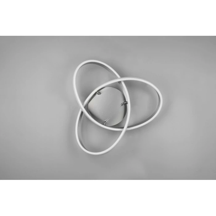 Trio Leuchten NURIA Deckenleuchte LED Nickel-Matt, 1-flammig – Bild 8