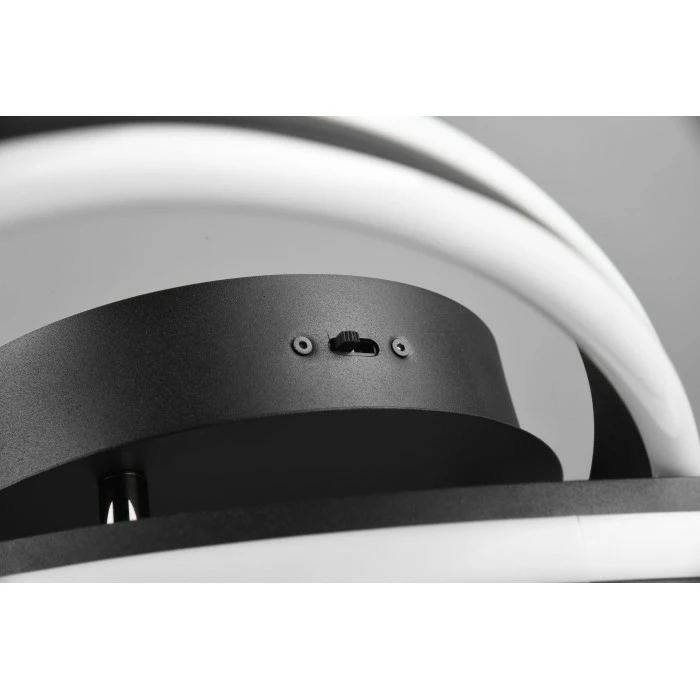 Trio Leuchten NURIA Deckenleuchte LED Schwarz, 1-flammig – Bild 3