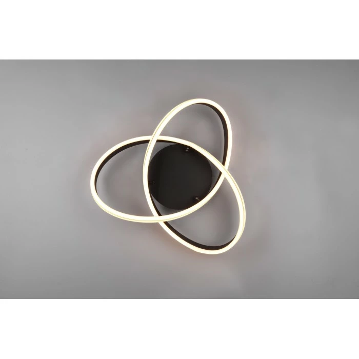 Trio Leuchten NURIA Deckenleuchte LED Schwarz, 1-flammig – Bild 6