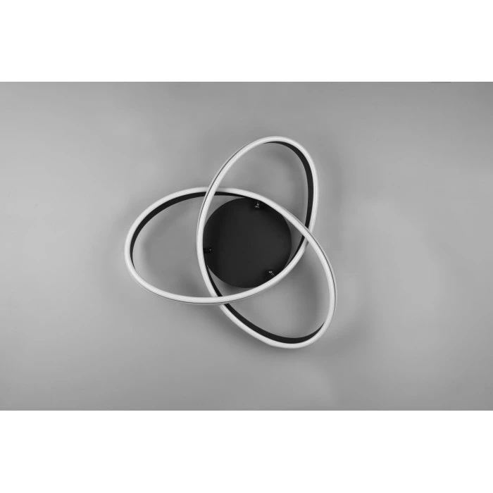 Trio Leuchten NURIA Deckenleuchte LED Schwarz, 1-flammig – Bild 8