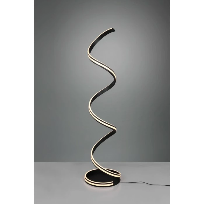 Trio Leuchten NURIA Stehleuchte LED Schwarz, 1-flammig