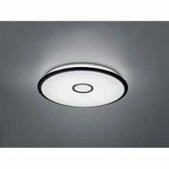 Trio Leuchten Okinawa Deckenleuchte LED Schwarz, 1-flammig, Fernbedienung
