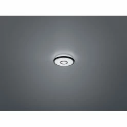 Trio Leuchten Okinawa Deckenleuchte LED Schwarz, 1-flammig