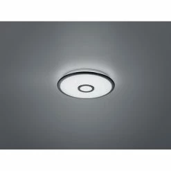Trio Leuchten Okinawa Deckenleuchte LED Schwarz, 1-flammig, Fernbedienung