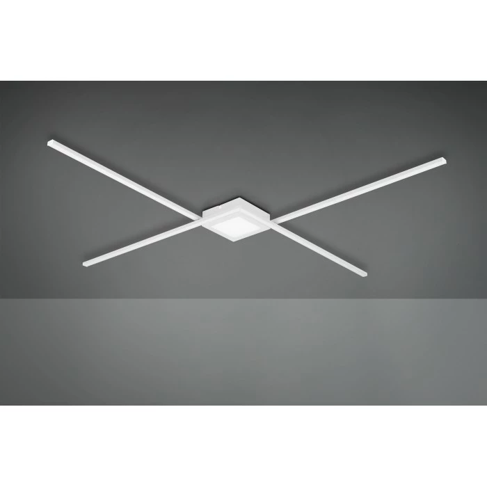 Trio Leuchten Oxford Deckenleuchte LED Weiß, 1-flammig – Bild 2