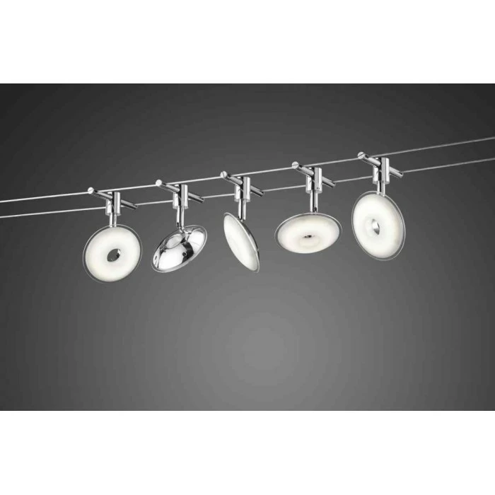 Trio Leuchten PILATUS Deckenleuchte LED Chrom, 5-flammig – Bild 2