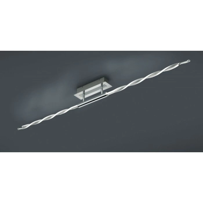 Trio Leuchten PORTOFINO Deckenleuchte LED Chrom, 4-flammig, Fernbedienung