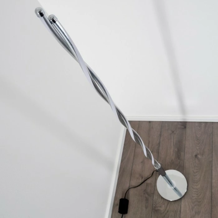 Trio Leuchten PORTOFINO Stehleuchte LED Chrom, 2-flammig – Bild 6