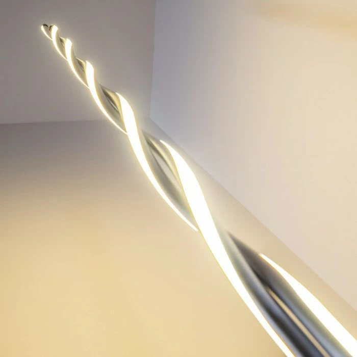 Trio Leuchten PORTOFINO Stehleuchte LED Chrom, 2-flammig – Bild 8