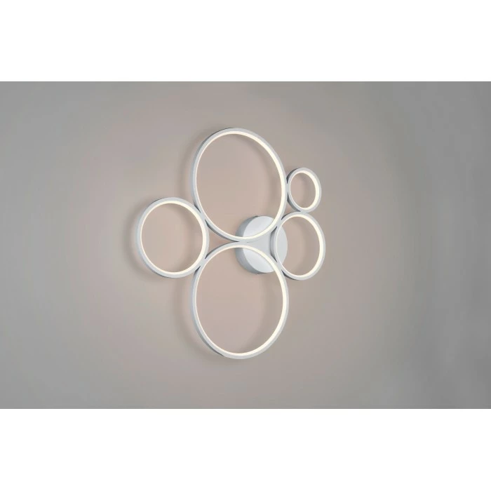 Trio Leuchten Rondo Deckenleuchte LED Silber, 1-flammig – Bild 3