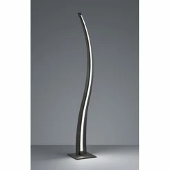 Trio Leuchten Salerno Stehleuchte LED Schwarz, 1-flammig