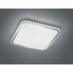 Trio Leuchten SAPPORO Deckenleuchte LED Weiß, 1-flammig, Fernbedienung