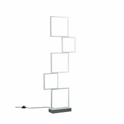 Trio Leuchten Sorrento Stehleuchte LED Aluminium, 1-flammig