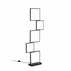Trio Leuchten Sorrento Stehleuchte LED Schwarz, 1-flammig