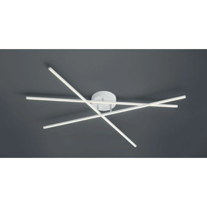 Trio Leuchten TIRIAC Deckenleuchte LED Weiß, 3-flammig – Bild 2