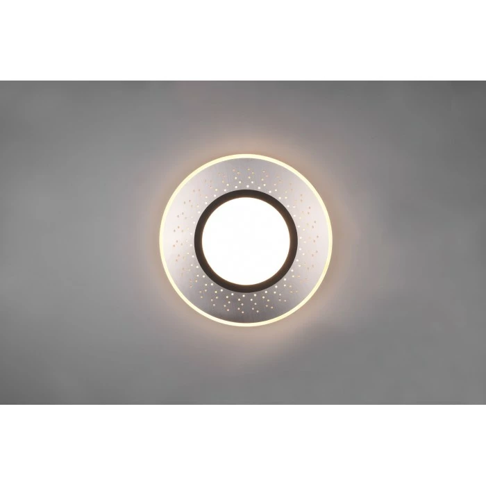 Trio Leuchten Verus Deckenleuchte LED Nickel-Matt, 1-flammig, Fernbedienung – Bild 13