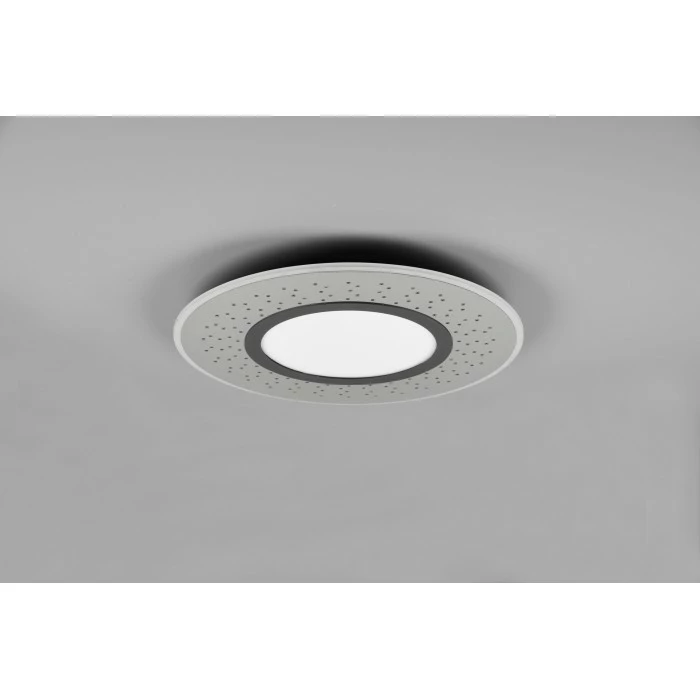 Trio Leuchten Verus Deckenleuchte LED Nickel-Matt, 1-flammig, Fernbedienung – Bild 6