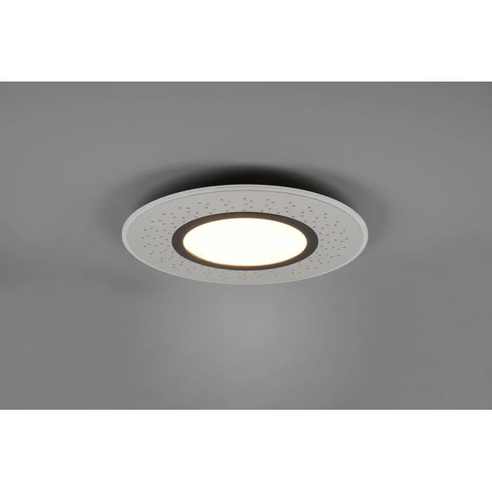 Trio Leuchten Verus Deckenleuchte LED Nickel-Matt, 1-flammig, Fernbedienung – Bild 10