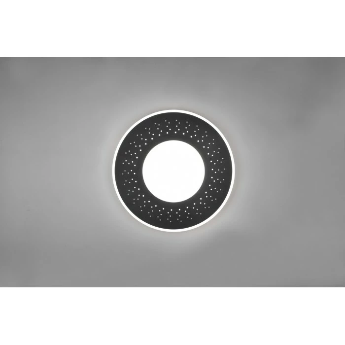 Trio Leuchten Verus Deckenleuchte LED Schwarz, 1-flammig, Fernbedienung – Bild 14