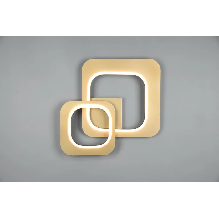 Trio Leuchten Trio Lugo Deckenleuchte LED Schwarz-Gold, 1-flammig – Bild 2