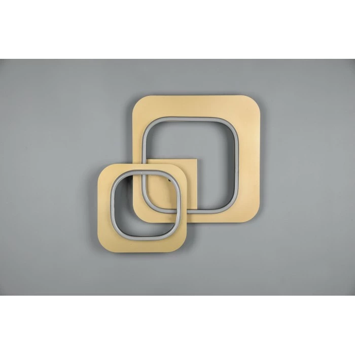 Trio Leuchten Trio Lugo Deckenleuchte LED Schwarz-Gold, 1-flammig – Bild 4